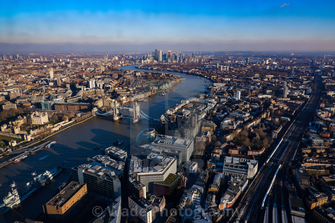 "London from above" stock image