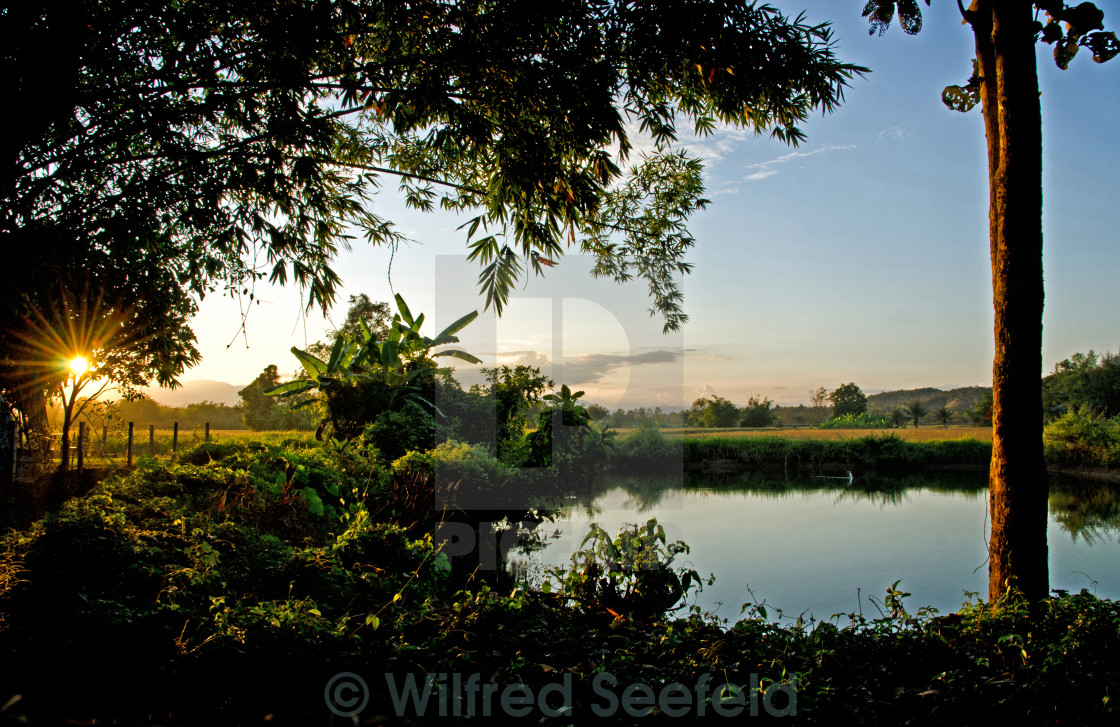 "DOI SAKET SUNSET" stock image