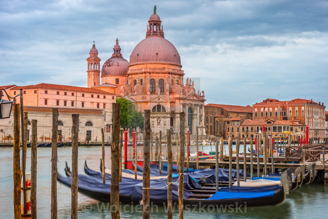 "Venice in the morning, city landscape, Italy" stock image