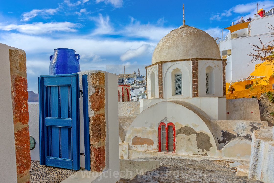 "Architecture on the island of Santorini, Greece, Europe" by Wojciech Wyszkowski - $15.59 "Architecture on the island of Santorini, Greece, Europe" stock image