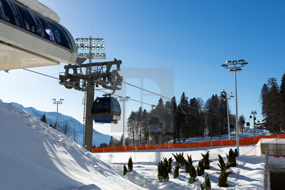 Krasnaya Polyana Cableway Station License Download Or Print For 12 40 Photos Picfair