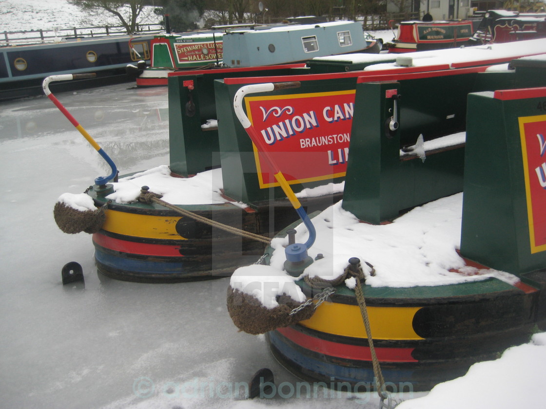 Winter Canal Boats License Download Or Print For 1 00 Photos