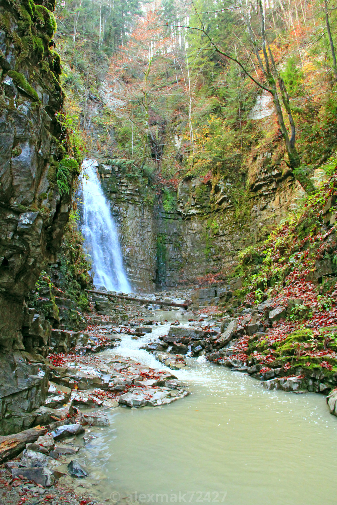 Waterfall With Water Falling From Cliff Mountainous Landscape With River License Download Or Print For 17 36 Photos Picfair The heiphti of the cliff is 115 m determine the potent. https www picfair com pics 07853482 waterfall with water falling from cliff mountainous landscape with river