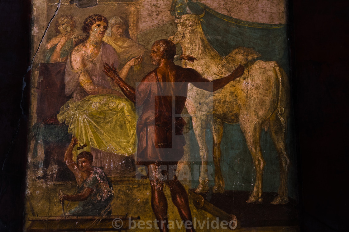 Pompeii Italy Roman Domus House Of Vettii Fresco Painting License Download Or Print For 5 00 Photos Picfair