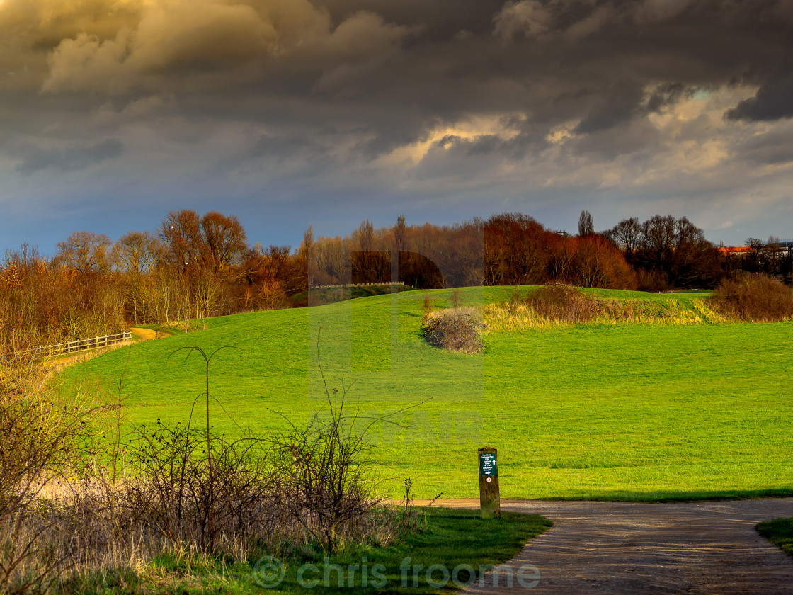 "Stormy skies" stock image