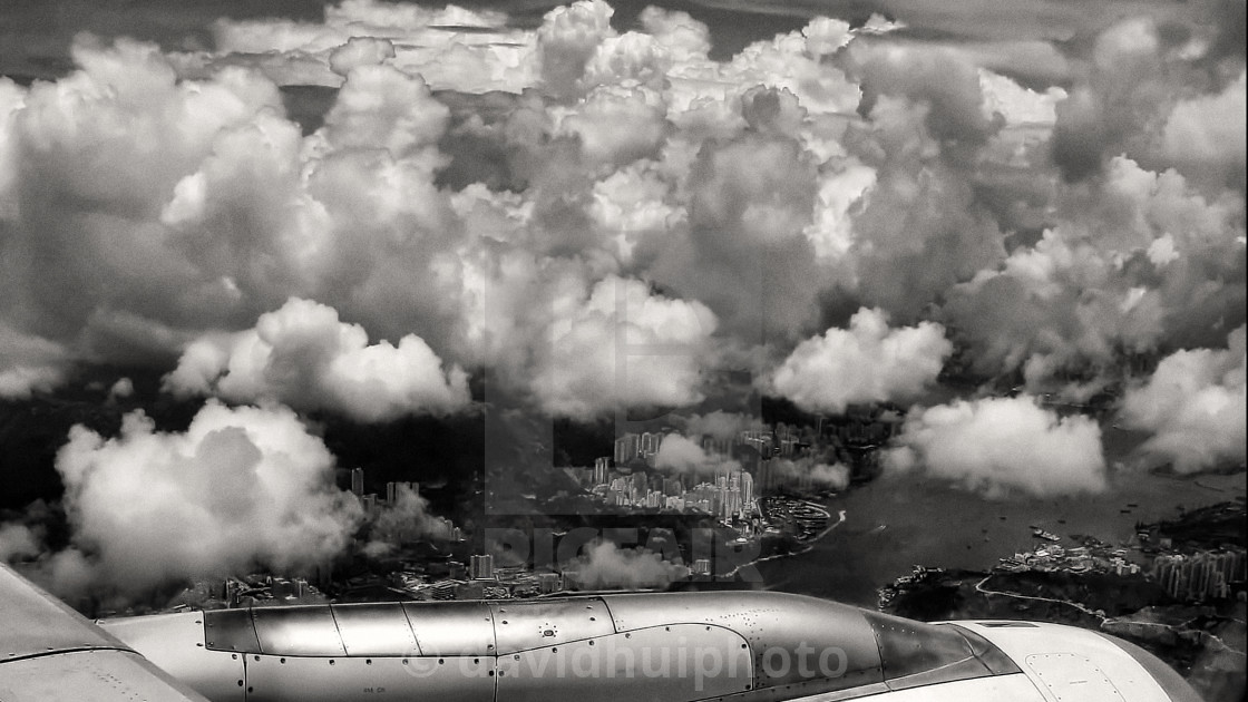 "Hong Kong Aerial View" stock image