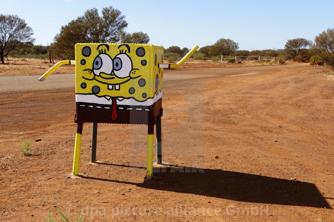 Colourful and funny Post and Parcel box in outback Australia - License, download or print for £ | Photos | Picfair Colourful and funny Post and Parcel box in outback Australia - License, download or print for £ | Photos | Picfair
