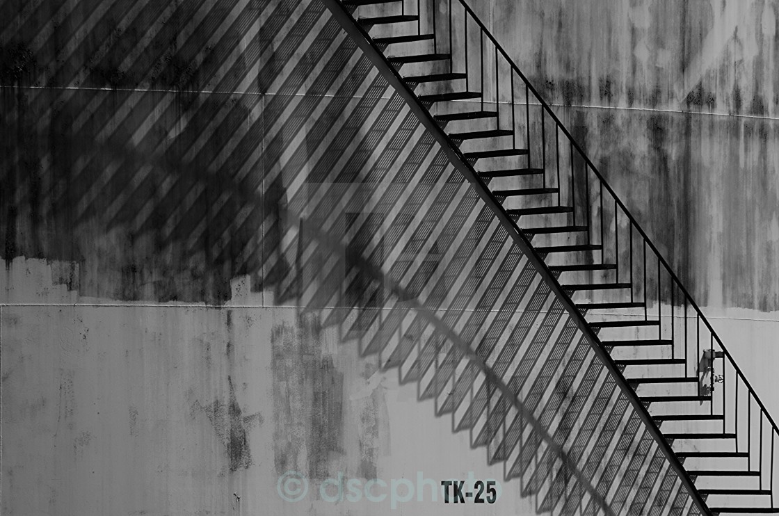 "Shadows & Stairs" stock image