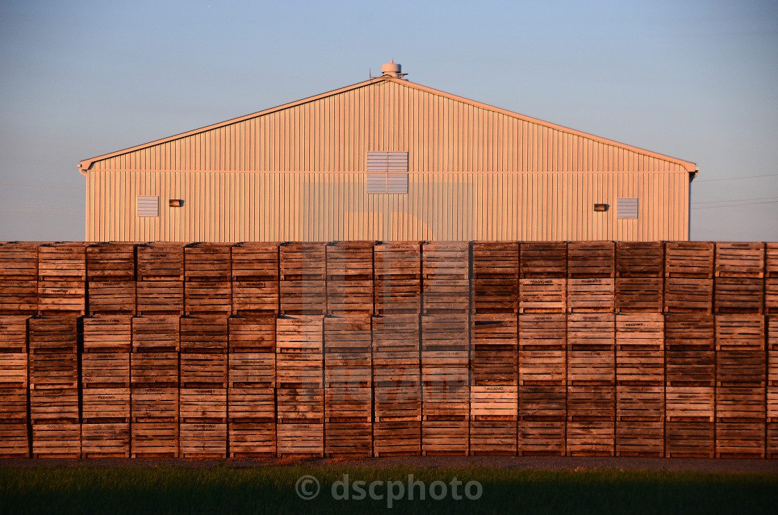 "Crates and Barn" stock image