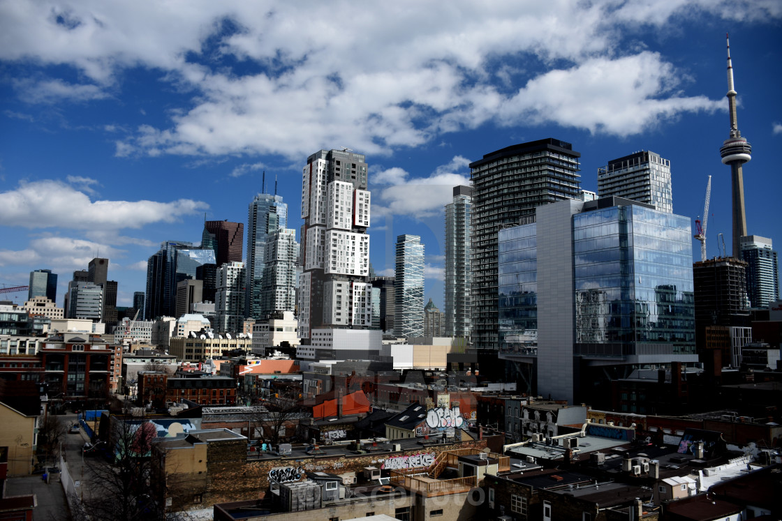 "Toronto in Springtime" stock image