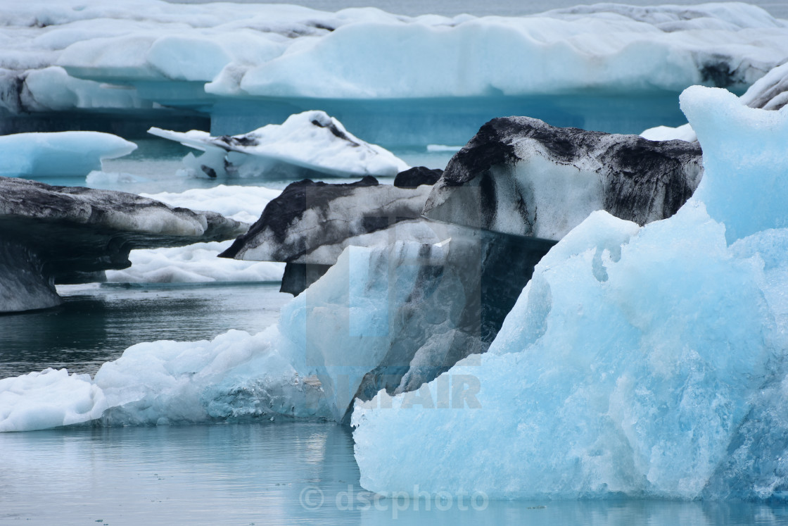 "Jokulsarlon Icebergs" stock image