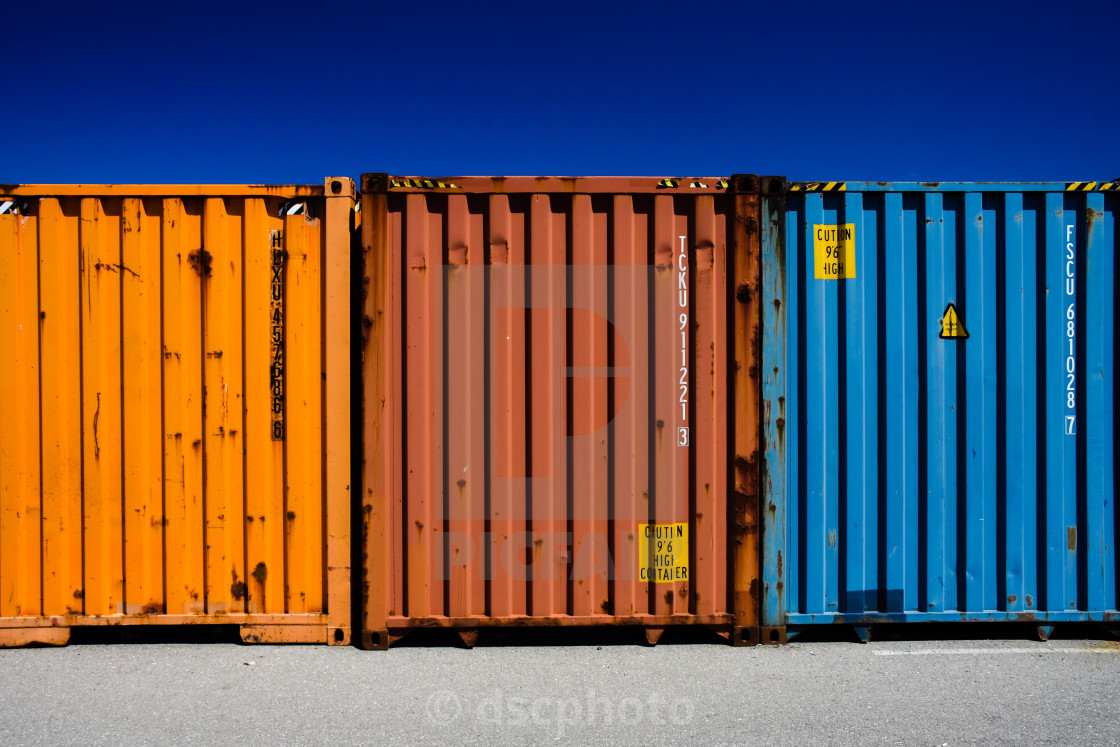 "Freight Containers" stock image