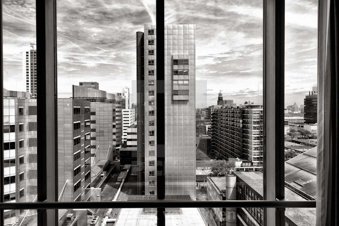 "A view from the hotel" stock image