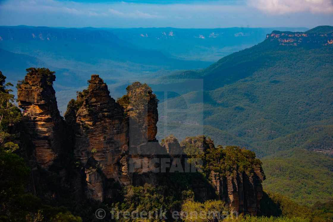 "Blue Mountain" stock image