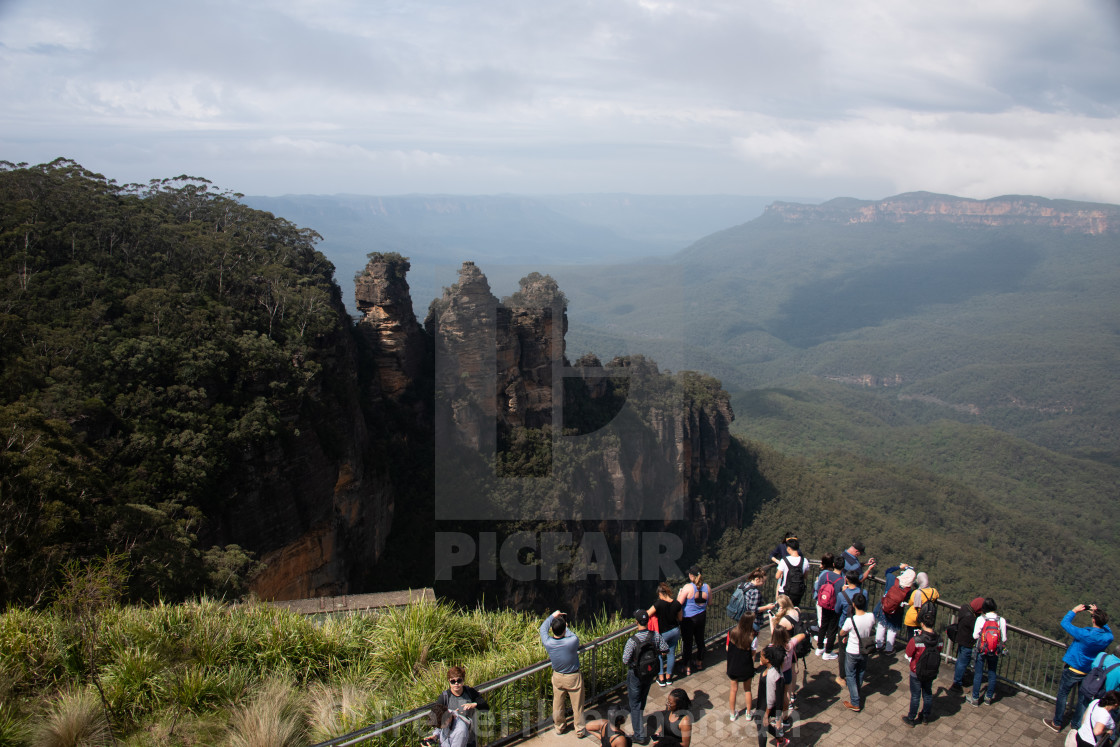 "Blue Mountain" stock image