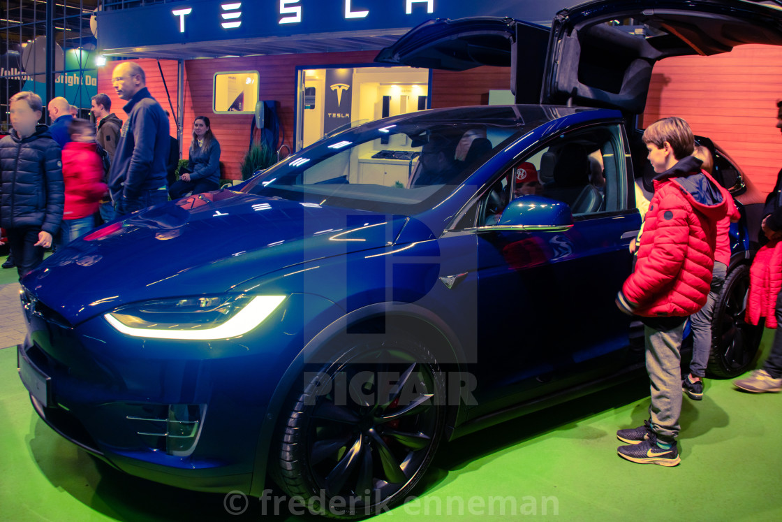 "Tesla Car" stock image