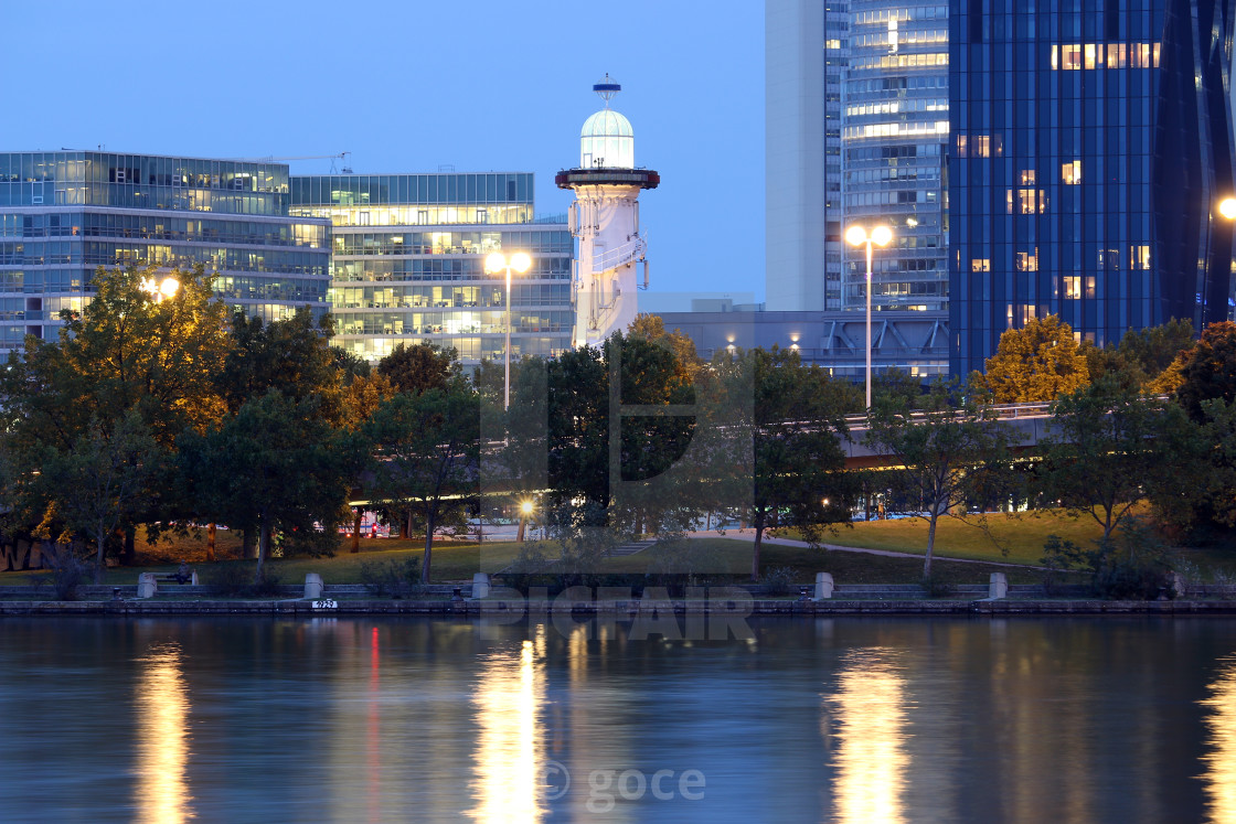 Lighthouse At The Danube Island In Vienna Austria License Download Or Print For 12 40 Photos Picfair