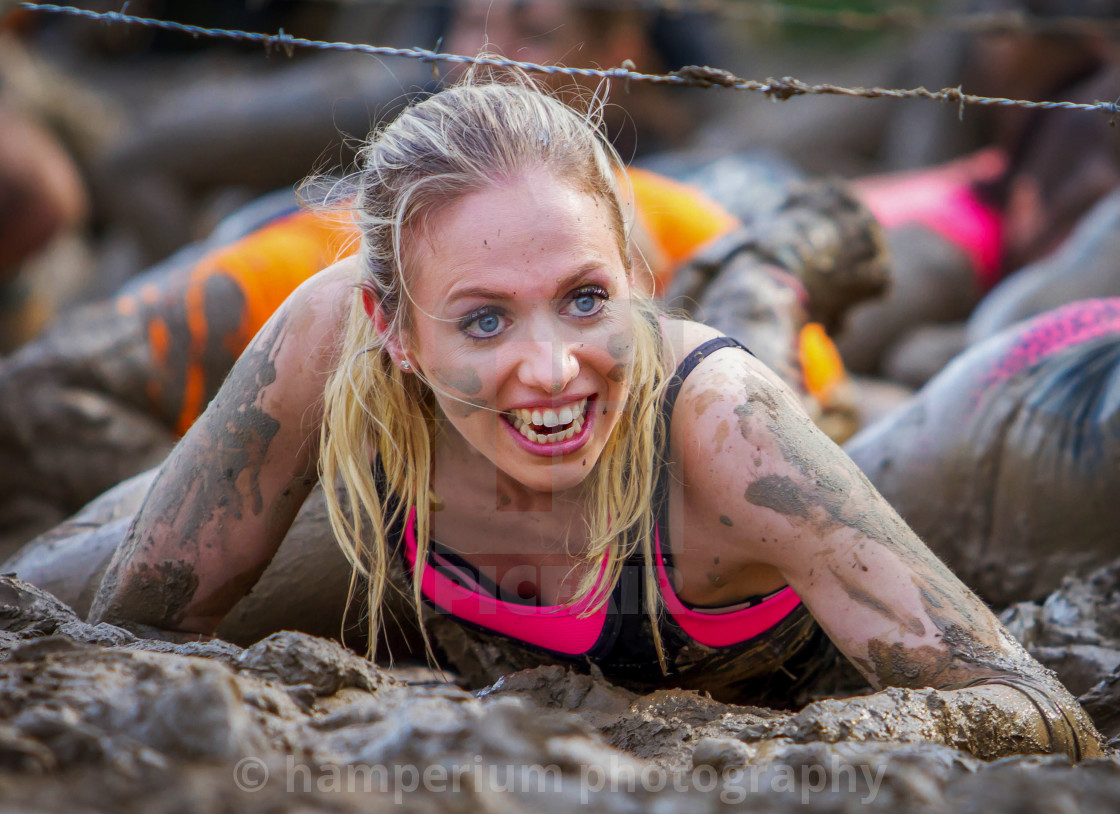 "Mud girl" stock image