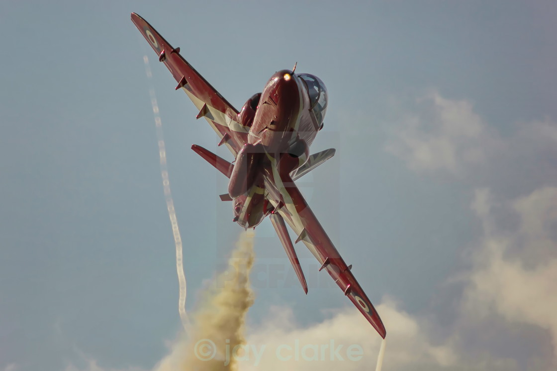 "red arrows" stock image