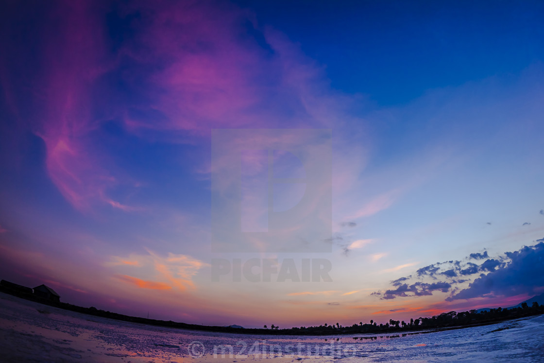 "Kampot Sunset" by m24instudio - $18.50 "Kampot Sunset" stock image