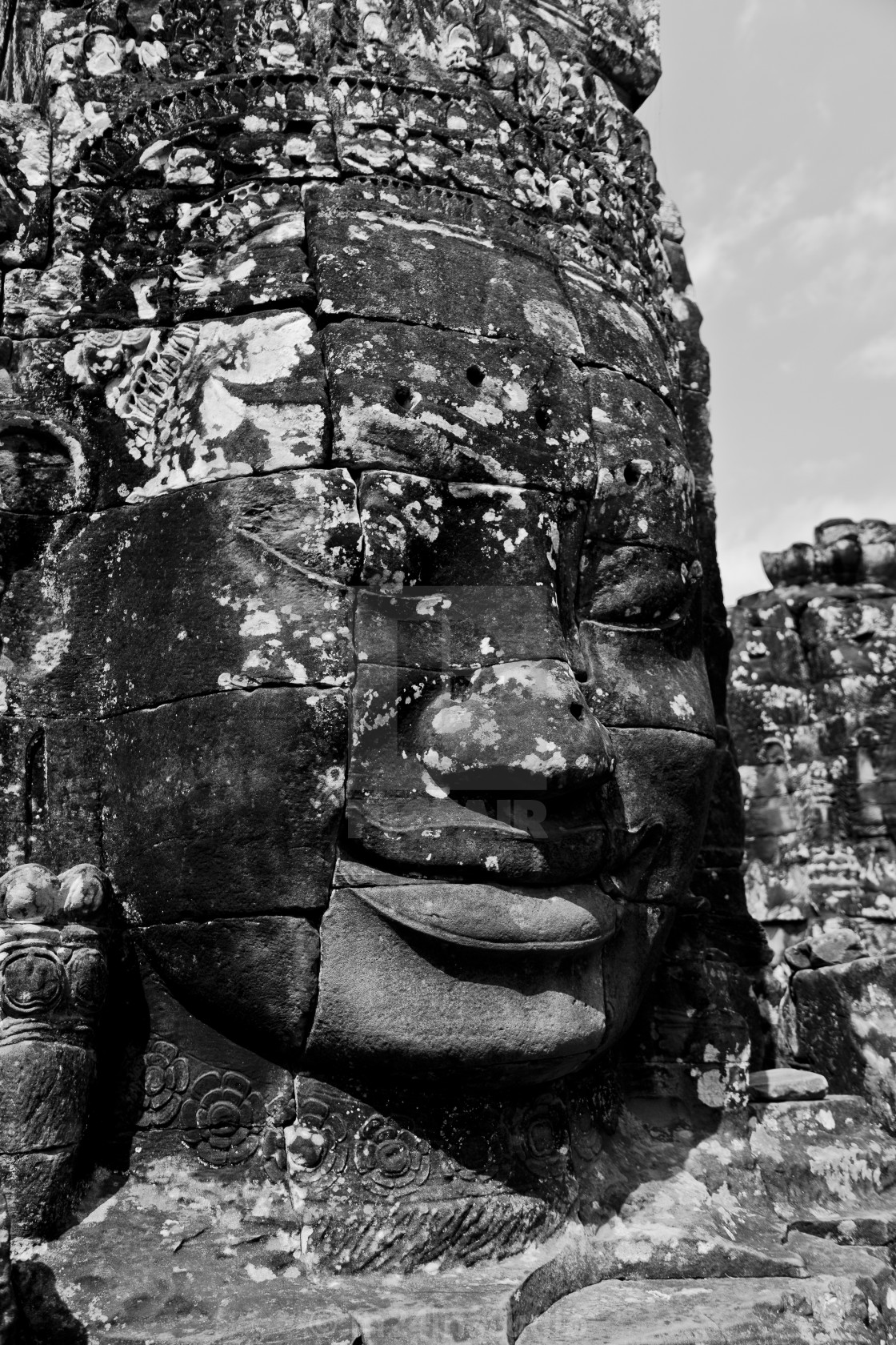"Bayon Smile" by m24instudio - $18.50 "Bayon Smile" stock image