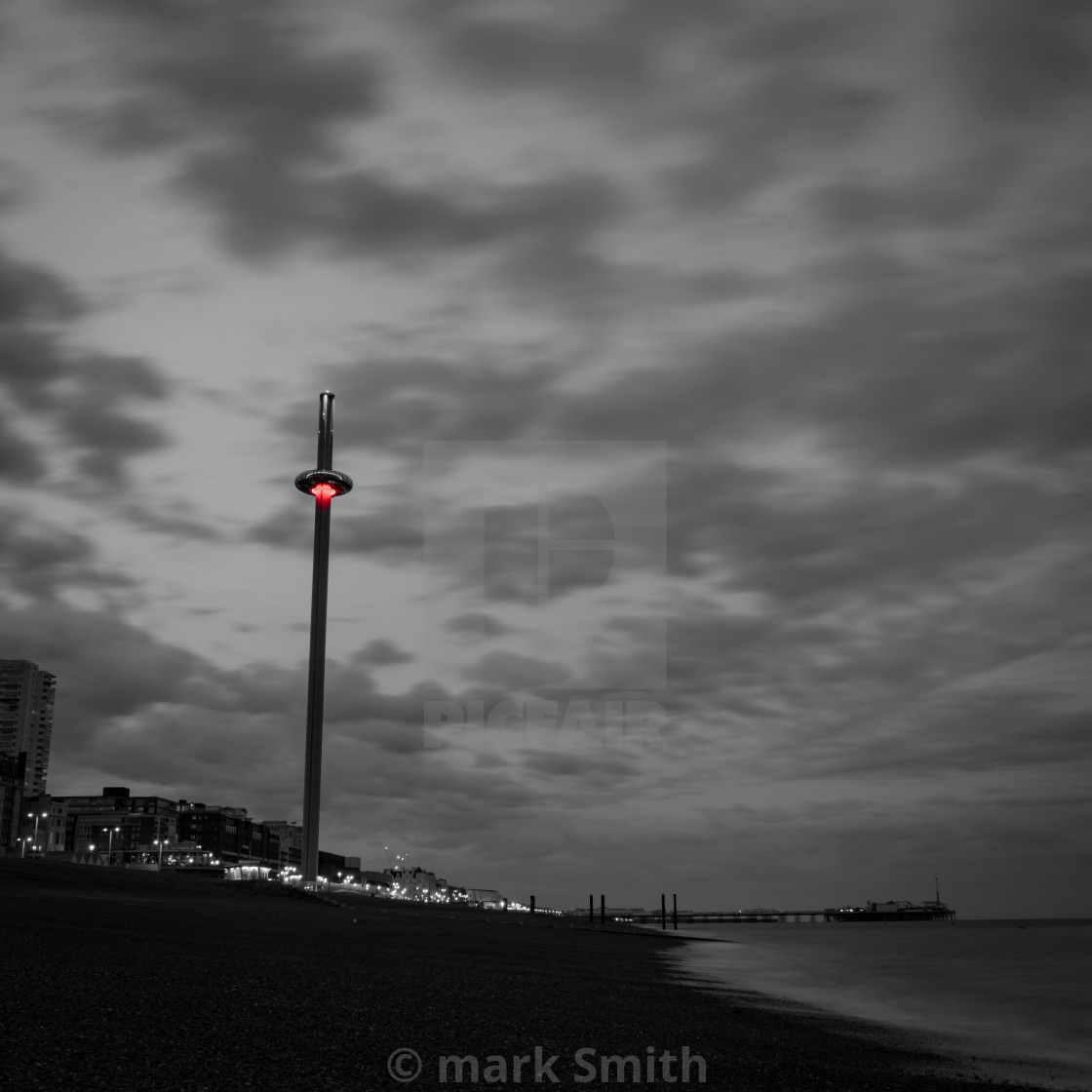 "i360 before dawn" stock image