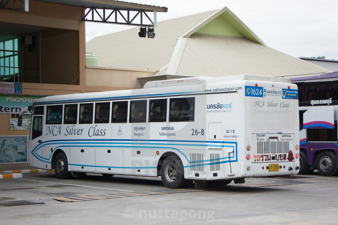 Bus Of Nakhonchai Air Route Bangkok And Nakhonpanom License Download Or Print For 12 40 Photos Picfair However, there are services departing from pattaya and arriving at wat ratchanatdaram via bangkok planetarium. picfair
