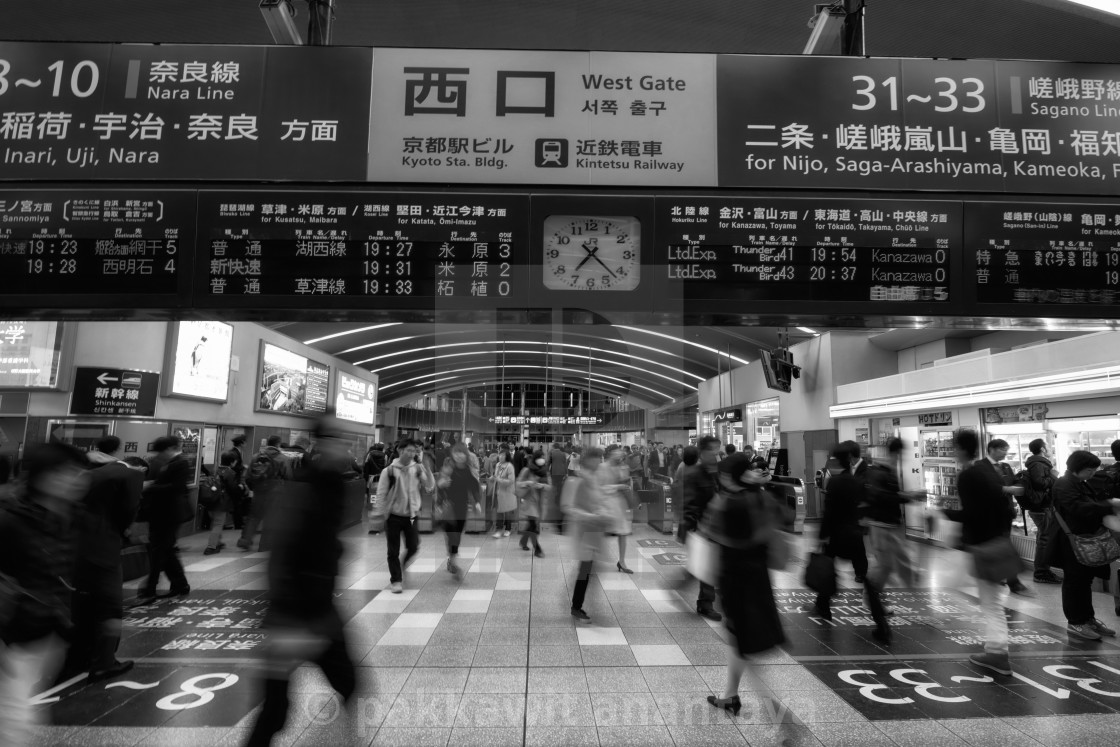 People At Kyoto Jr Station License Download Or Print For 12 40 Photos Picfair