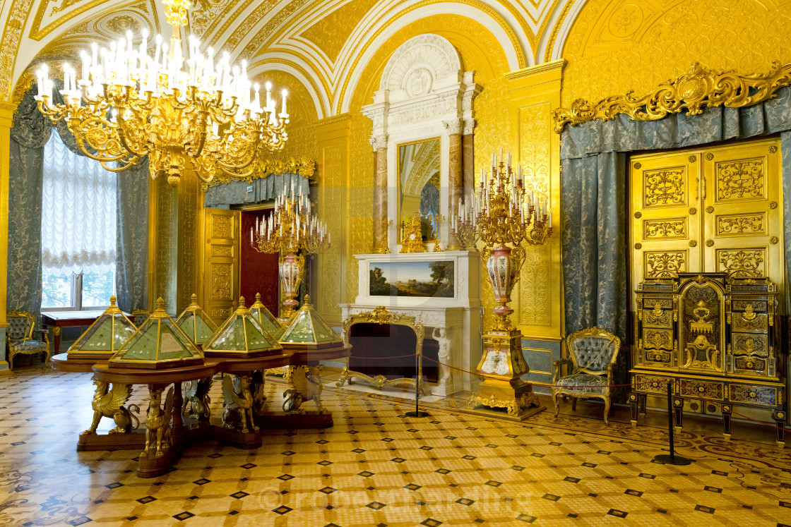 The Golden Drawing Room Inside The Winter Palace State