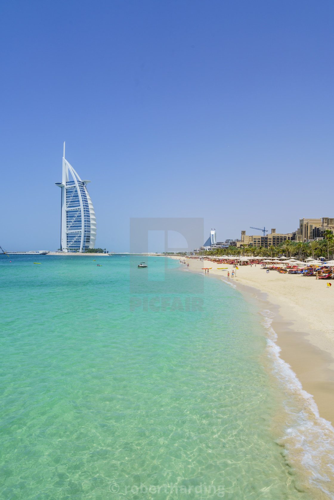 Burj Al Arab Hotel Iconic Dubai Landmark Jumeirah Beach