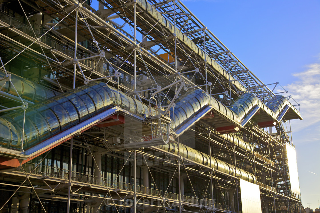 "Pompidou Centre, Beaubourg, Paris, France, Europe" stock image