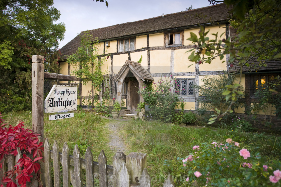 Quaint Tudor Style Half Timbered Cottage Now Knapp House Antiques