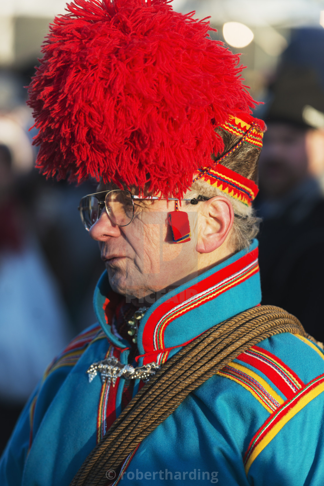 Ethnic Sami people at winter festival, Jokkmokk, Lapland, Arctic Circle,...  - License, download or print for £ | Photos | Picfair