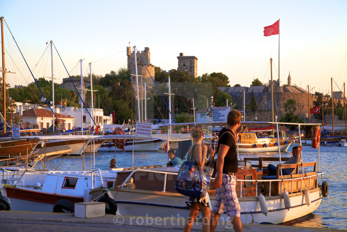 Bodrum Harbour And The Castle Of St Peter Bodrum Anatolia Turkey Asia License Download Or Print For 79 84 Photos Picfair