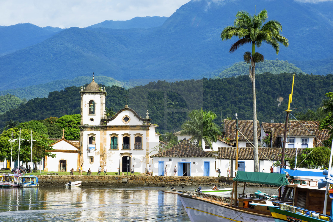 Santa Rita Church Paraty Costa Verde Rio De Janeiro State Brazil South License Download Or Print For 79 84 Photos Picfair