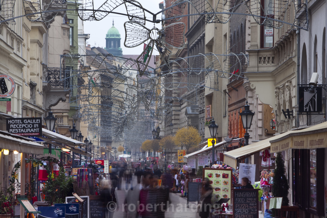 Vaci Utca Budapest Hungary Europe License Download Or Print For 79 84 Photos Picfair