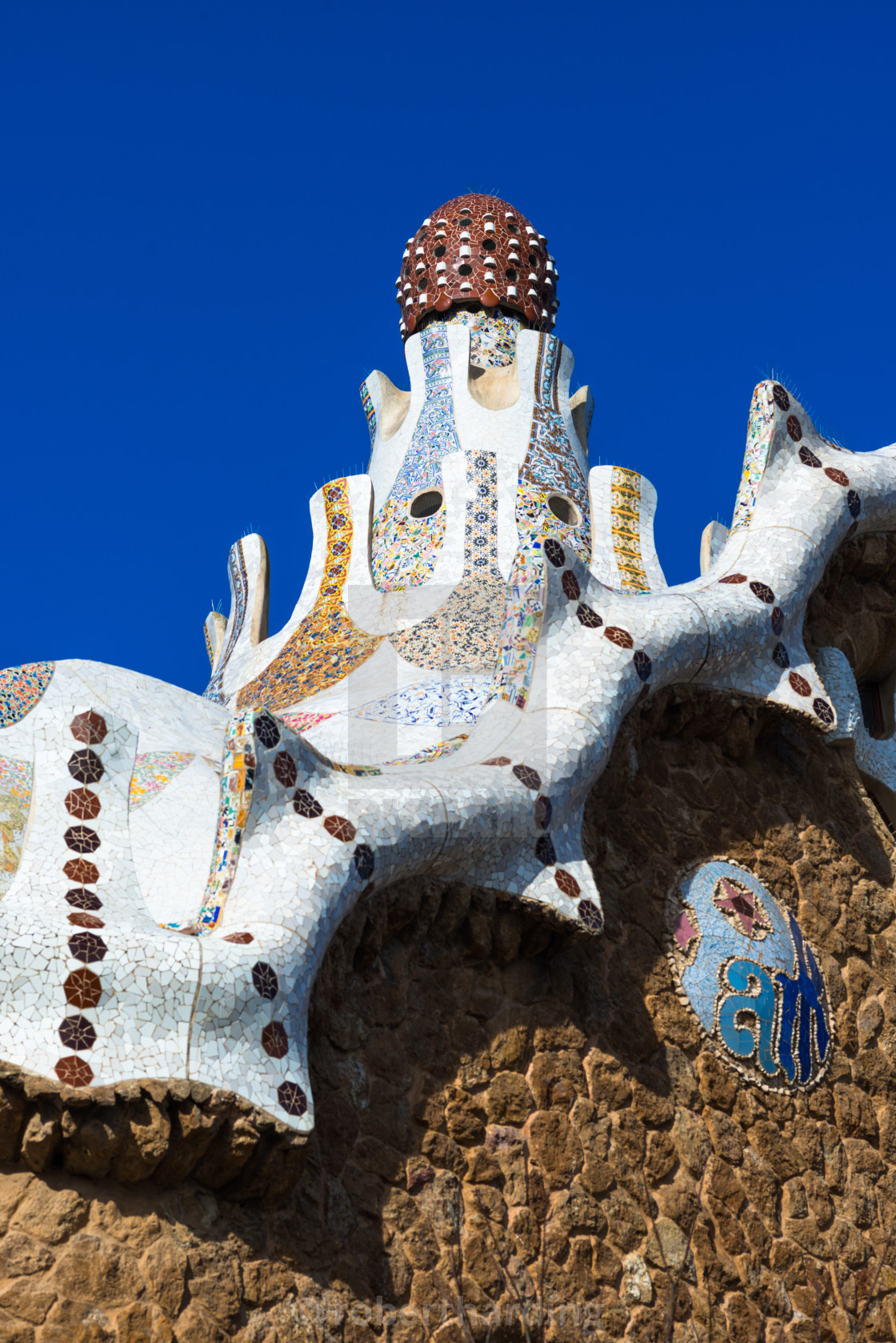 Park Guell House At Parc Guell By Architect Antoni Gaudi Barcelona License Download Or Print For 79 84 Photos Picfair