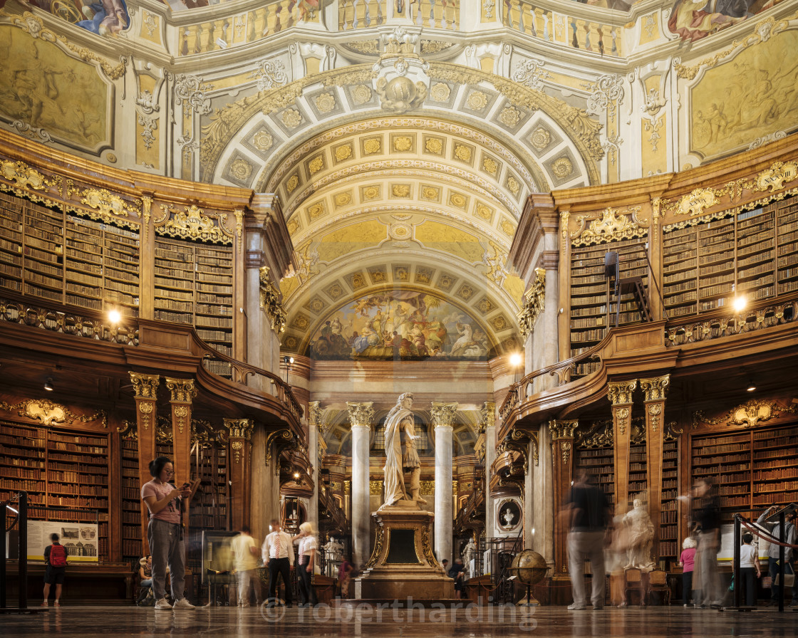 Interior Of The Austrian National Library Vienna Austria License Download Or Print For 79 84 Photos Picfair