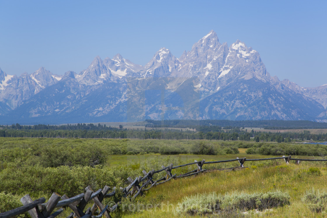 Teton Range From Cunningham Cabin Area Grand Teton National Park