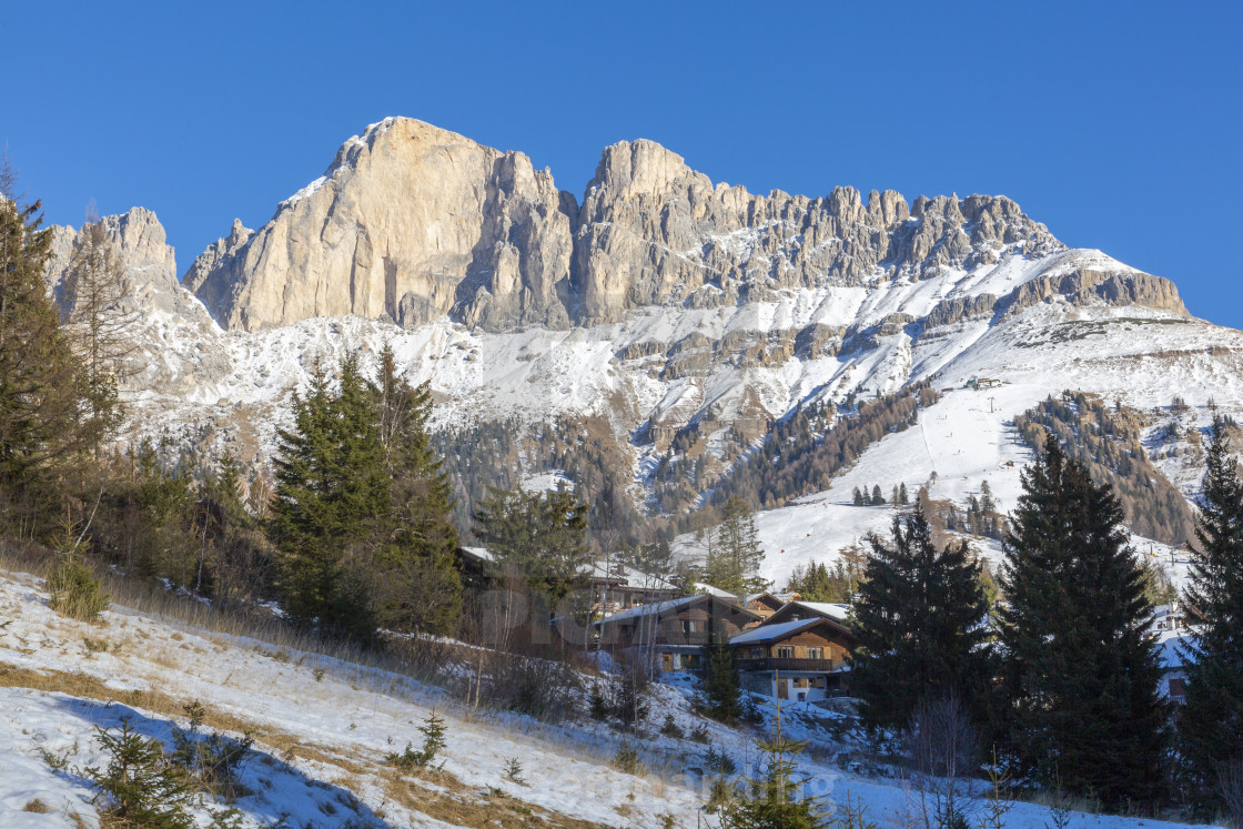 View Of Carazza In Winter Province Of Bolzano South Tyrol Italy
