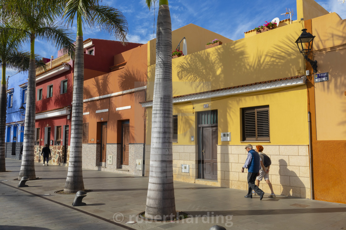 Old Town Puerto De La Cruz Tenerife Canary Islands Spain