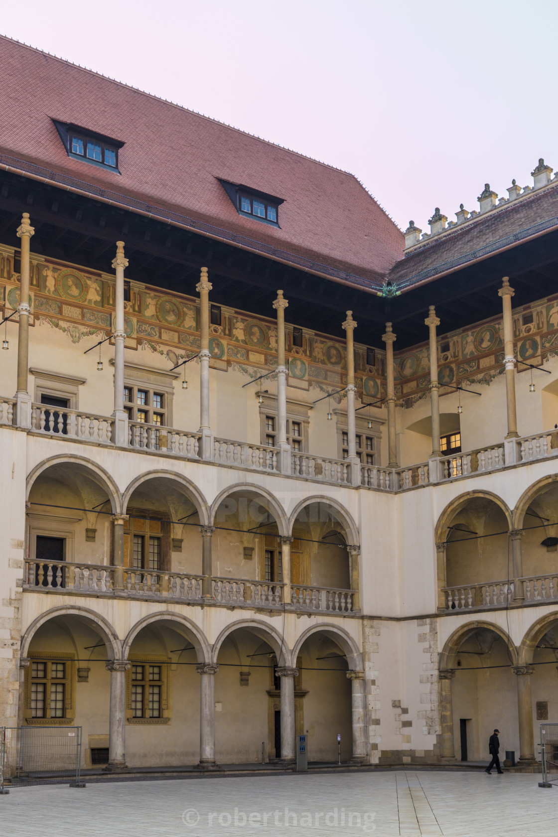 16th Century Renaissance Courtyard Wawel Royal Castle A