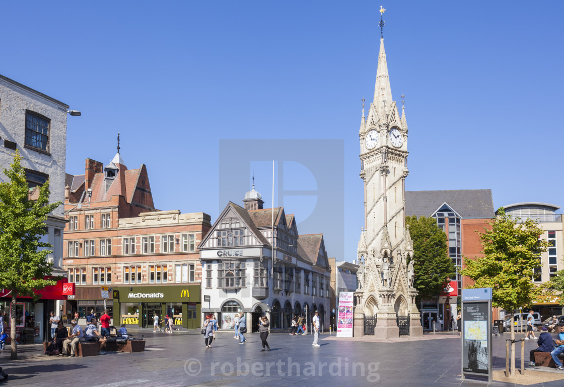 Victorian Haymarket Memorial Clock Tower Leicester City Centre Leicestershire License Download Or Print For 79 84 Photos Picfair