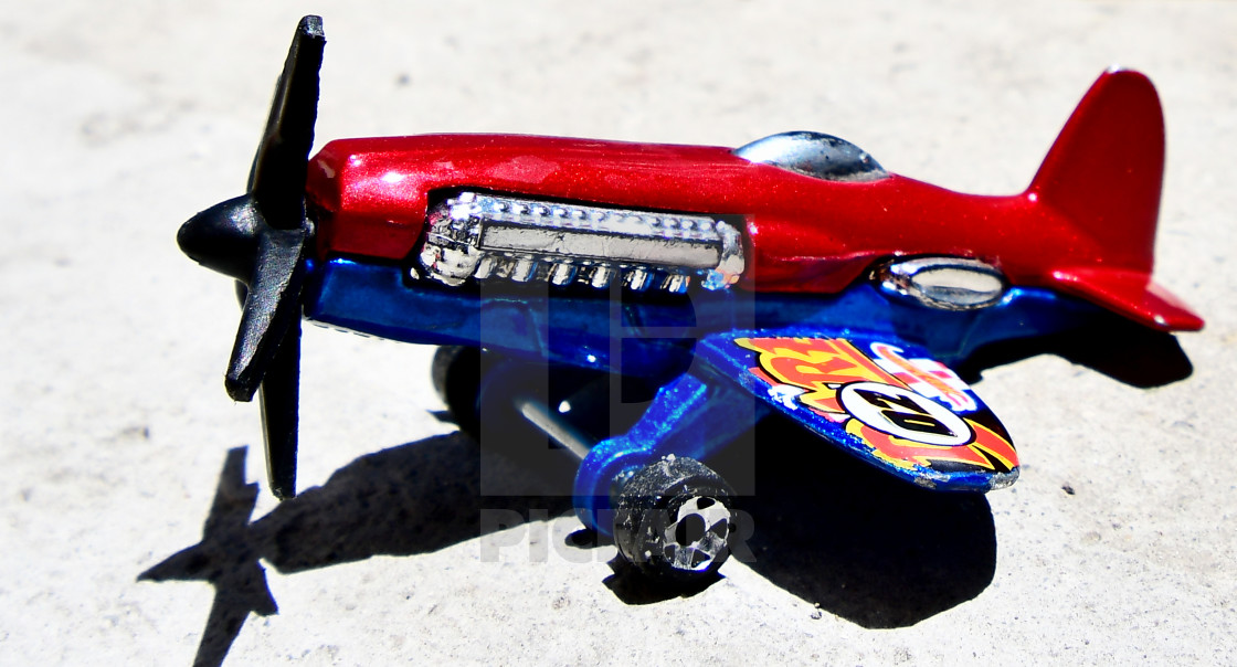 Airplane In Full Color Blue And Red License Download Or Print For 8 68 Photos Picfair