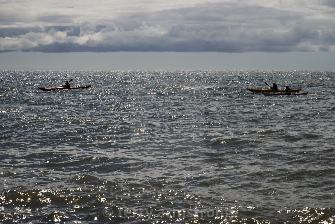 "canoes off st bees head" stock image