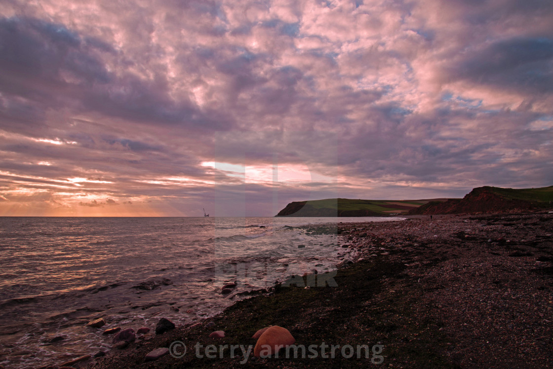 "st bees sunset" stock image