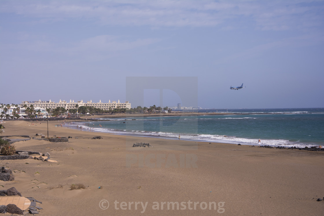 "los pocillos lanzarote" stock image