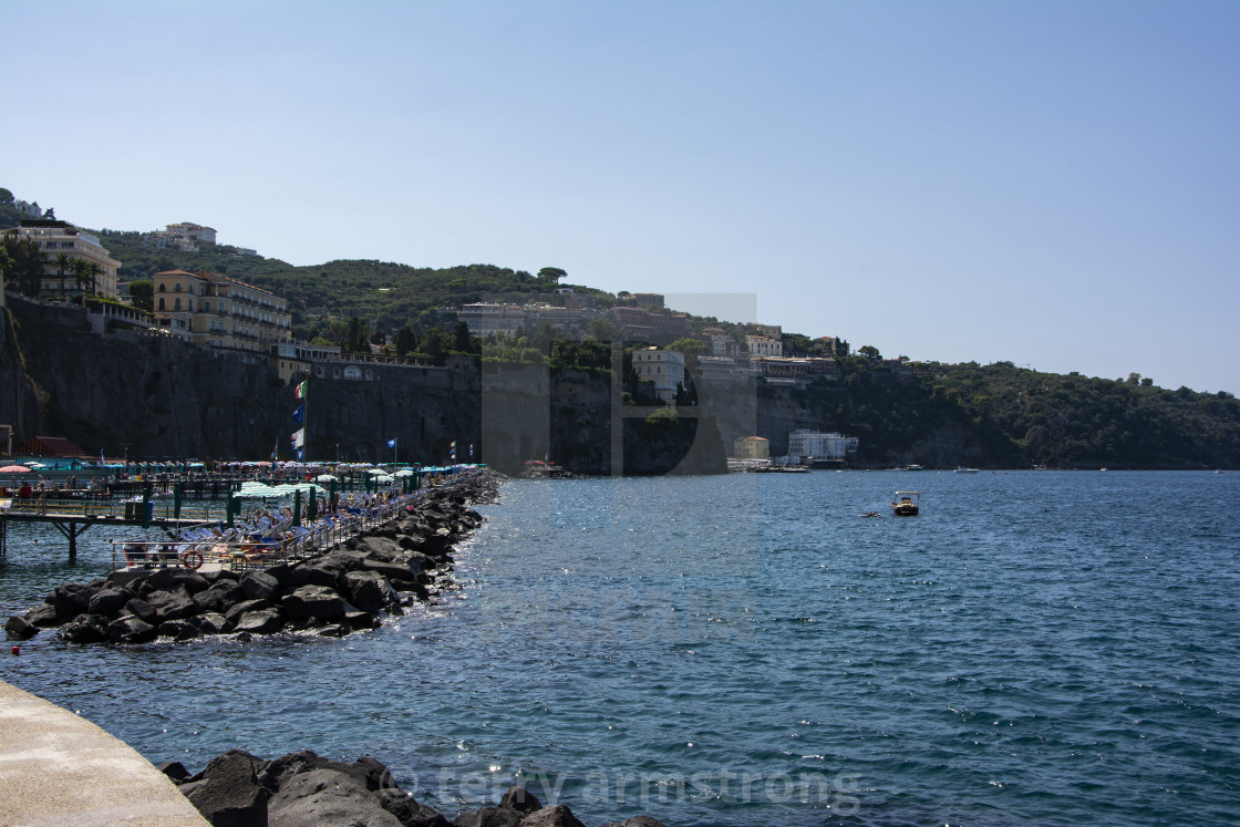 "sorrento italy" stock image