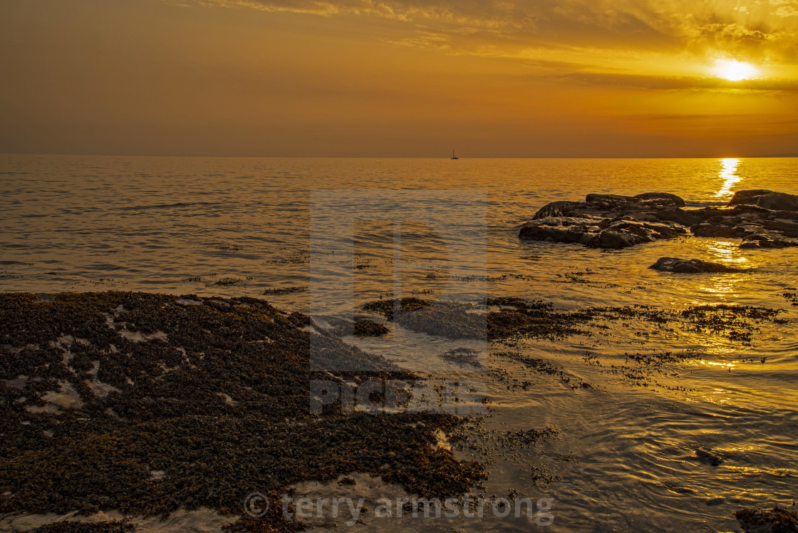 "beach sunset" stock image