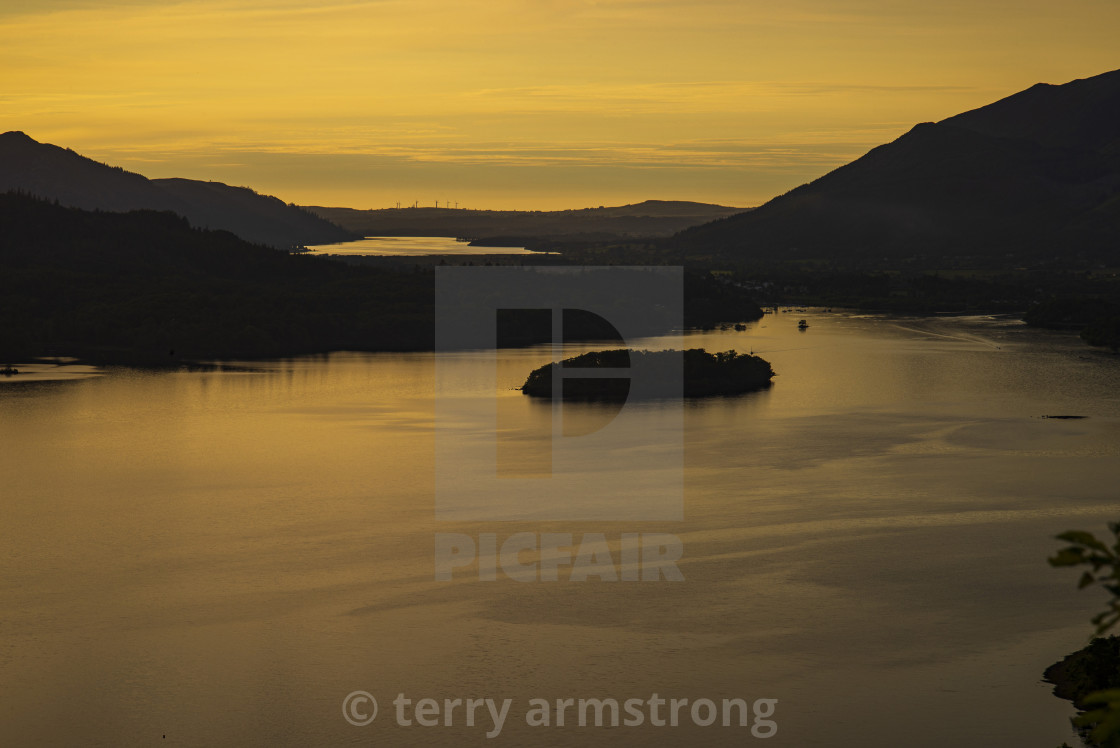 "derwenwater from surprise view" stock image